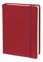 Agenda settimanale 2025, Quo Vadis, 13 mesi, Ministro PREST fas, multingue, Silk bordeaux, con elastico - 16 x 24 cm