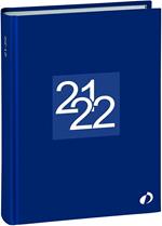 Agenda Quo Vadis Textagenda 2022-2023, 16 mesi, giornaliera, Tropika, Blu marine - 12x17