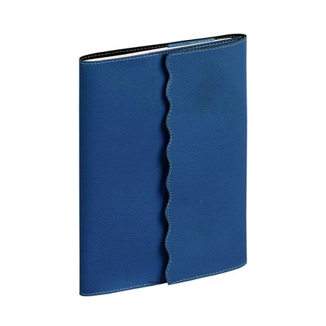 Agenda settimanale 2025, Quo Vadis, 13 mesi, MINISTRO, con rubrica IT, Calypso blu metallizzato - 16 x 24 cm