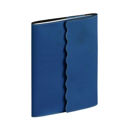 Agenda settimanale 2025, Quo Vadis, 13 mesi, MINISTRO, con rubrica IT, Calypso blu metallizzato - 16 x 24 cm