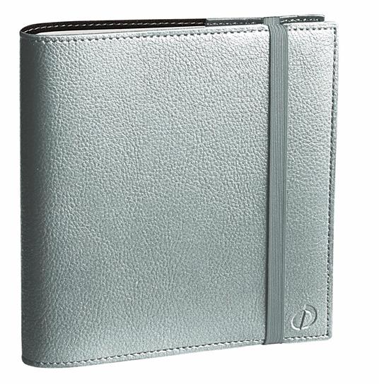 Agenda settimanale 2026, Quo Vadis, 13 mesi, Time&Life MEDIUM, con rubrica, argento, con elastico - 16 x 16 cm 