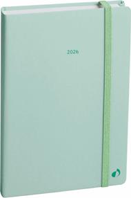 Agenda Affari 2026 Quo Vadis, 13 mesi, settimanale, Pastel verde - 10 x 15 cm 