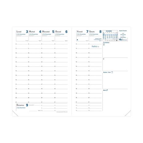 Agenda settimanale 2026, Quo Vadis, 13 mesi, Affari, con rubrica, italiano, Roma rosso - 10 x 15 cm  - 2