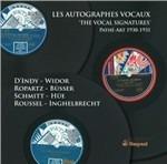 The Vocal Signatures - Registrazioni Pathé-Art 1930-1931