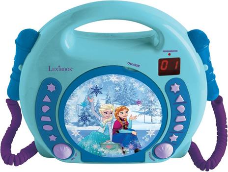 Frozen Cd Player con Microfono. Rcdk100Fz