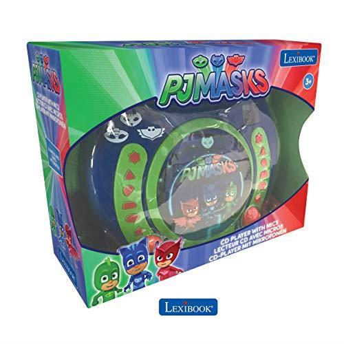 PJ Masks Lettore CD con Microfono, Colore Blu/Rosso/Verde, RCDK100PJM - 4