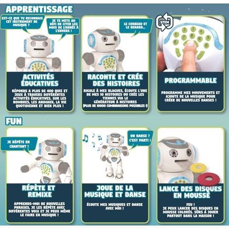 POWERMAN MAX Il mio robot edutainment con Story Factory e telecomando (FR) LEXIBOOK - 2