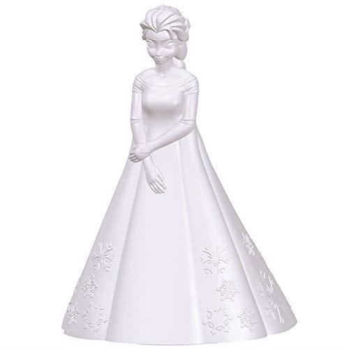 Veilleuse Couleur Elsa La Reine des Neiges Décoration Lumineuse Multicolore Chambre Enfants Disney Frozen avec Timer NLJ110FZ