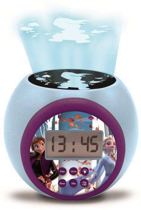 THE SNOW QUEEN Funzione timer sveglia con proiettore LEXIBOOK