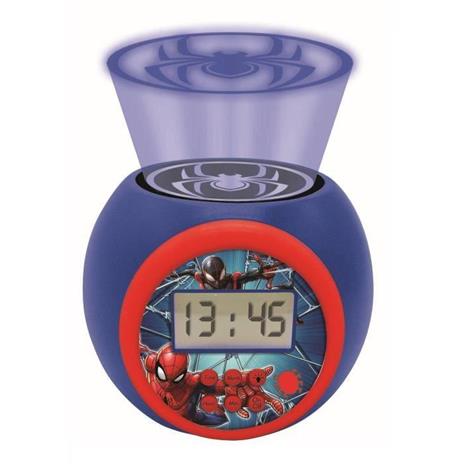SPIDER-MAN Sveglia con funzione timer proiettore LEXIBOOK