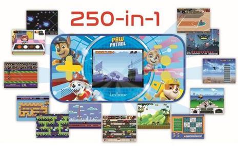 PAT 'PATROUILLE LEXIBOOK Console di gioco portatile per bambini Cyber Arcade compatta - 150 giochi - 2