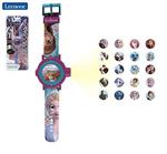 Lexibook- Frozen 2 Schermo Digitale per Orologio a proiezione regolabile-20 Immagini Elsa Anna e Olaf-per Bambini/Ragazze-Blu e Viola