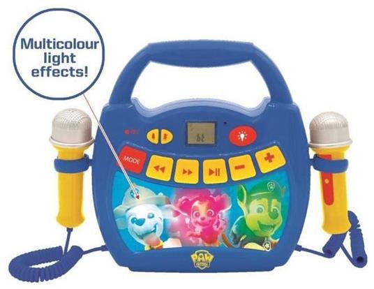 LA PAT' PATROUILLE - Altoparlante Bluetooth - Effetti Luce, Microfoni e Batteria Ricaricabile - 2