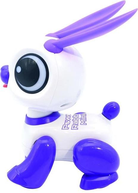 Coniglio robot con effetti luminosi e sonori, controllato tramite battito di mani - 2