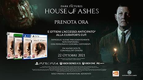 The Dark Pictures Anthology House Ashes - PS4 - 2