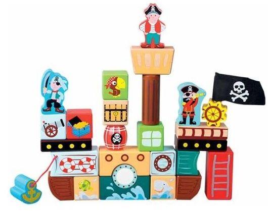 L''Atelier Du Bois L10176 - Cubi Pirata In Legno - 2