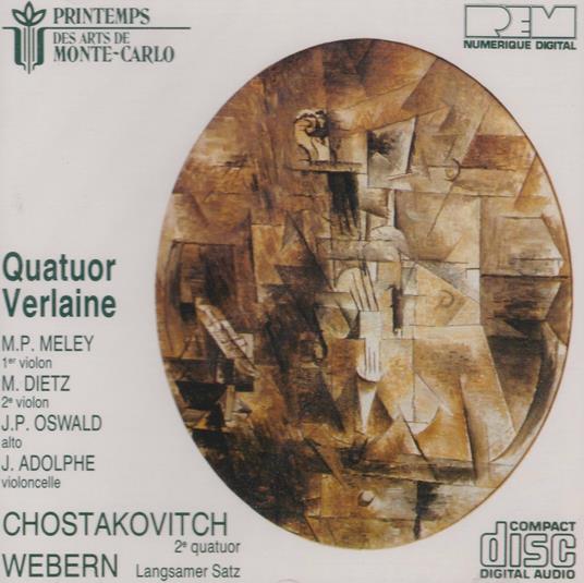 Quartetto per archi n.2 op 68 (1944) in LA - CD Audio di Dmitri Shostakovich