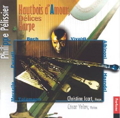 Philippe Pelissier: Hautbois D'Amour, Delices Et Harpe - CD Audio