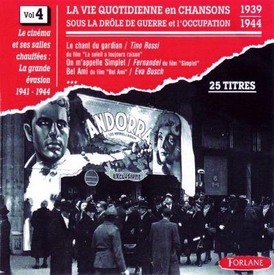 Chansons Sous L'occupation vol.4 - CD Audio
