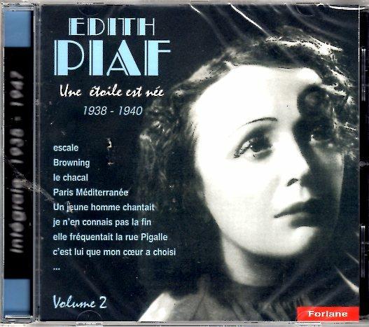 Edith Piaf vol.2 - CD Audio di Edith Piaf