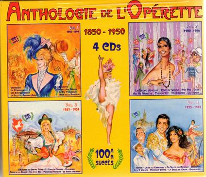 Anthologie De L'operette - CD Audio