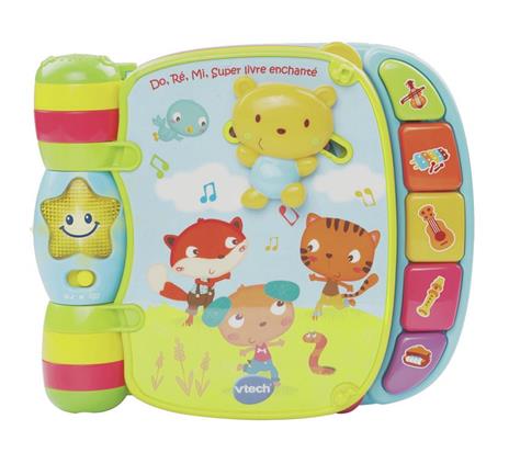 VTech Do Ré Mi super livre enchantà© bleu giocattolo interattivo