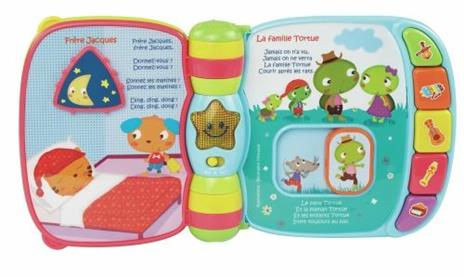 VTech Do Ré Mi super livre enchantà© bleu giocattolo interattivo - 4