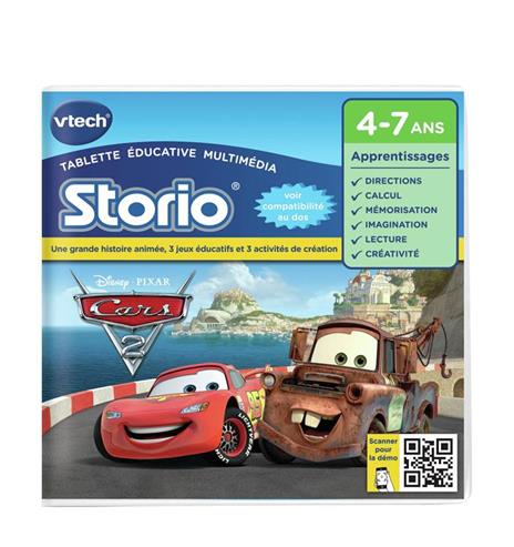 VTech Jeu Storio Cars 2