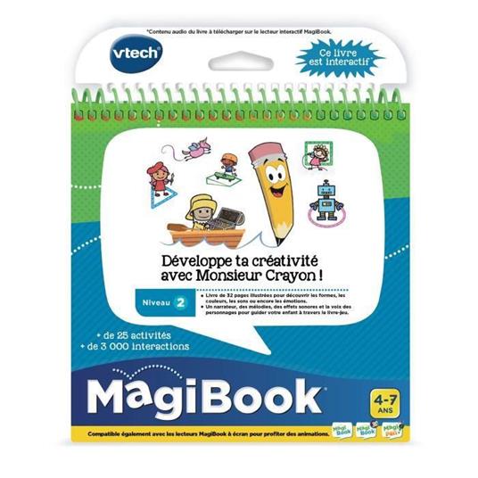 VTECH Magibook - Sviluppa la tua creatività con Mr. Crayon