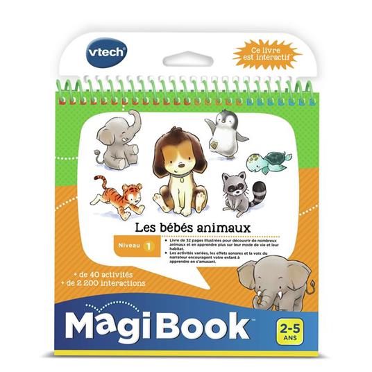 VTech MagiBook Livre Les Bébés animaux