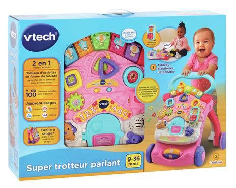 VTech Super Trotteur Parlant 2 En 1 Rose - 5