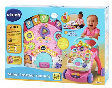 VTech Super Trotteur Parlant 2 En 1 Rose - 9