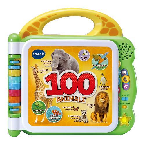 Libro illustrato bilingue 100 animali BABY 609507