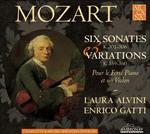Six Sonates - Variations fo - CD Audio di Wolfgang Amadeus Mozart