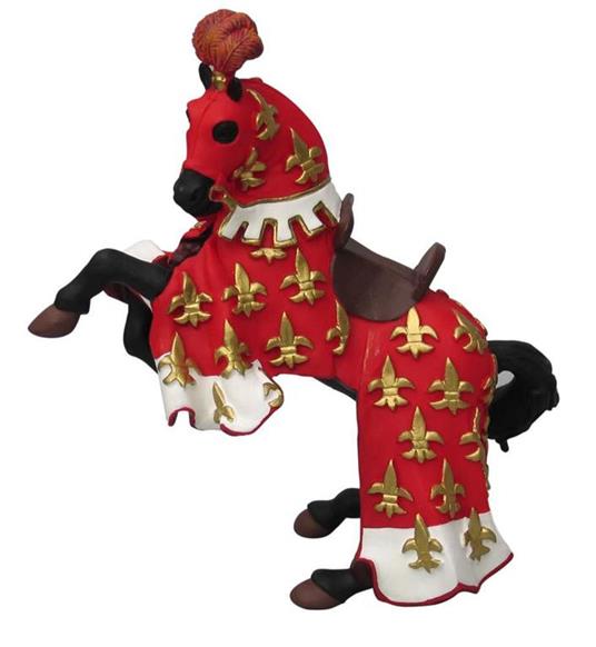Cavallo principe philip rosso
