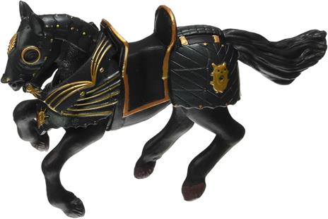 Cavallo cavaliere armatura nera (39276)