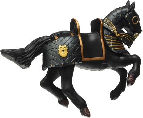 Cavallo cavaliere armatura nera (39276) - 2