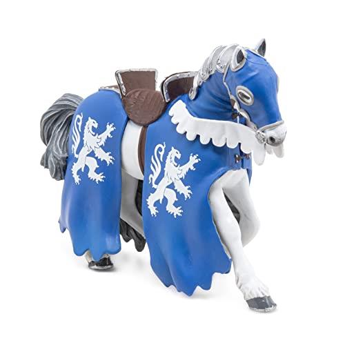 Cavaliere del cavallo del leone con la lancia