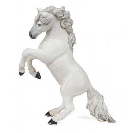 Cavallo imbizzarrito bianco