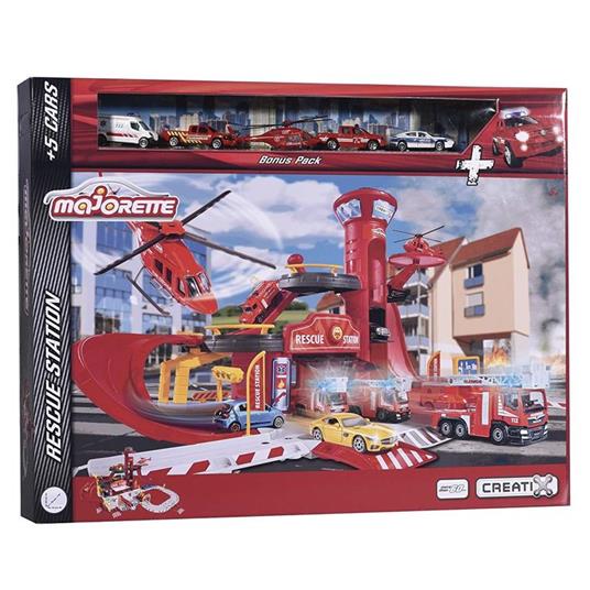 Majorette. Mega Set Rescue Station Con 5 Veicoli - 3