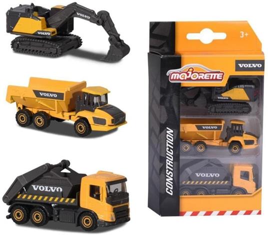 Majorette Volvo Construction Set 3 Pz Assortimento - Majorette