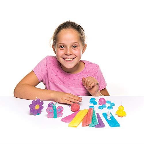 Baker Ross Kit di candele pastello fai da te (240 g di cera per candele in ciascun kit) - Kit creazione candele da bambini, da realizzare e regalare