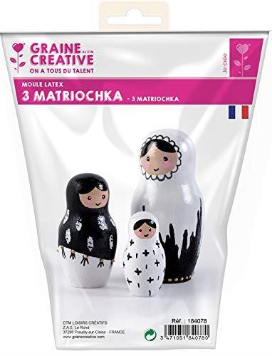 Graine Créative Stampi di Lattice per Gesso - Bambole Russe - 2