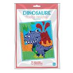 Graine Créative Kit di Mosaico in Gomma Morbida - Dinosauro