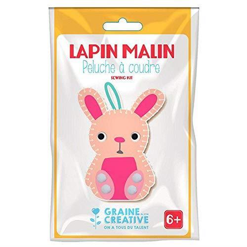 Graine Créative Kit Peluche per Cucire - Coniglio