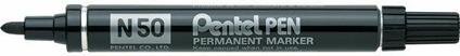 Marcatore permanente Pentel N50 nero punta tonda 4,3 mm