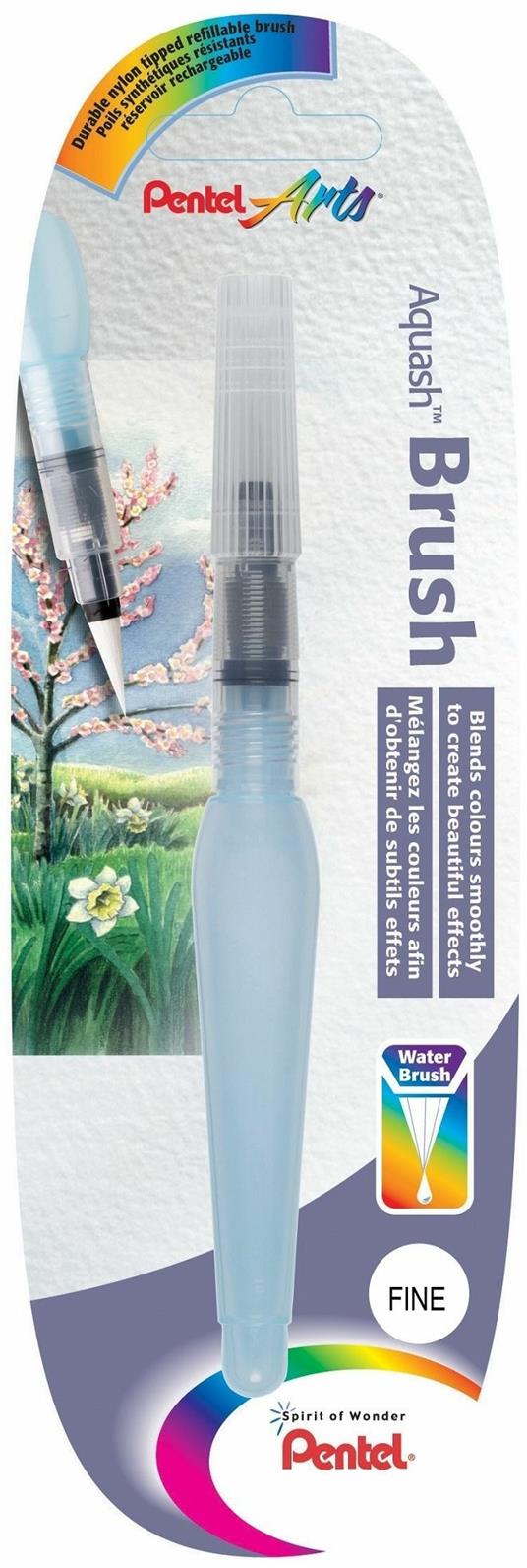 Penna con punta pennello Pentel Aquash Water brush punta fine