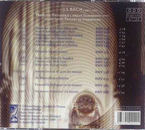 Musica per organo - CD Audio di Johann Sebastian Bach - 2