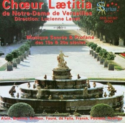 Choeur Laetitia de Notre-Dame de Versaille - CD Audio di Francis Poulenc