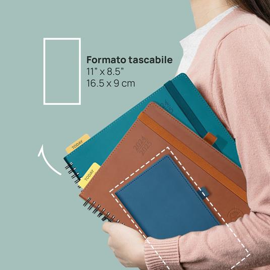 Quaderno A5 Esprit Japon Fiori cm 15x21, a righe - 6